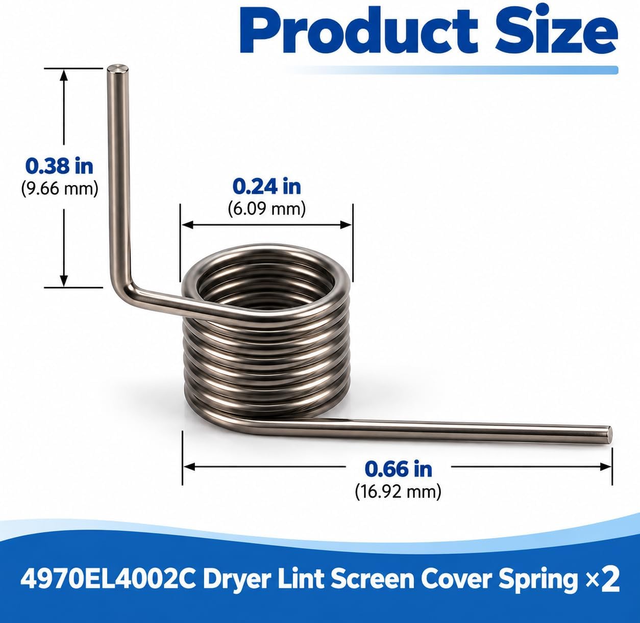 4970EL4002C Dryer Lint Screen Cover Spring Suitable for LG Kenmore Dryer