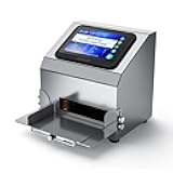 Inkjet Coding Machine with 5 Inch Touch Screen Inkjet Coder with 42ml Original Quick-Drying Ink Cartridge Intelligence Batch Printer for Date/Time/Barcode/QR Code/Batch Number/Label/Picture