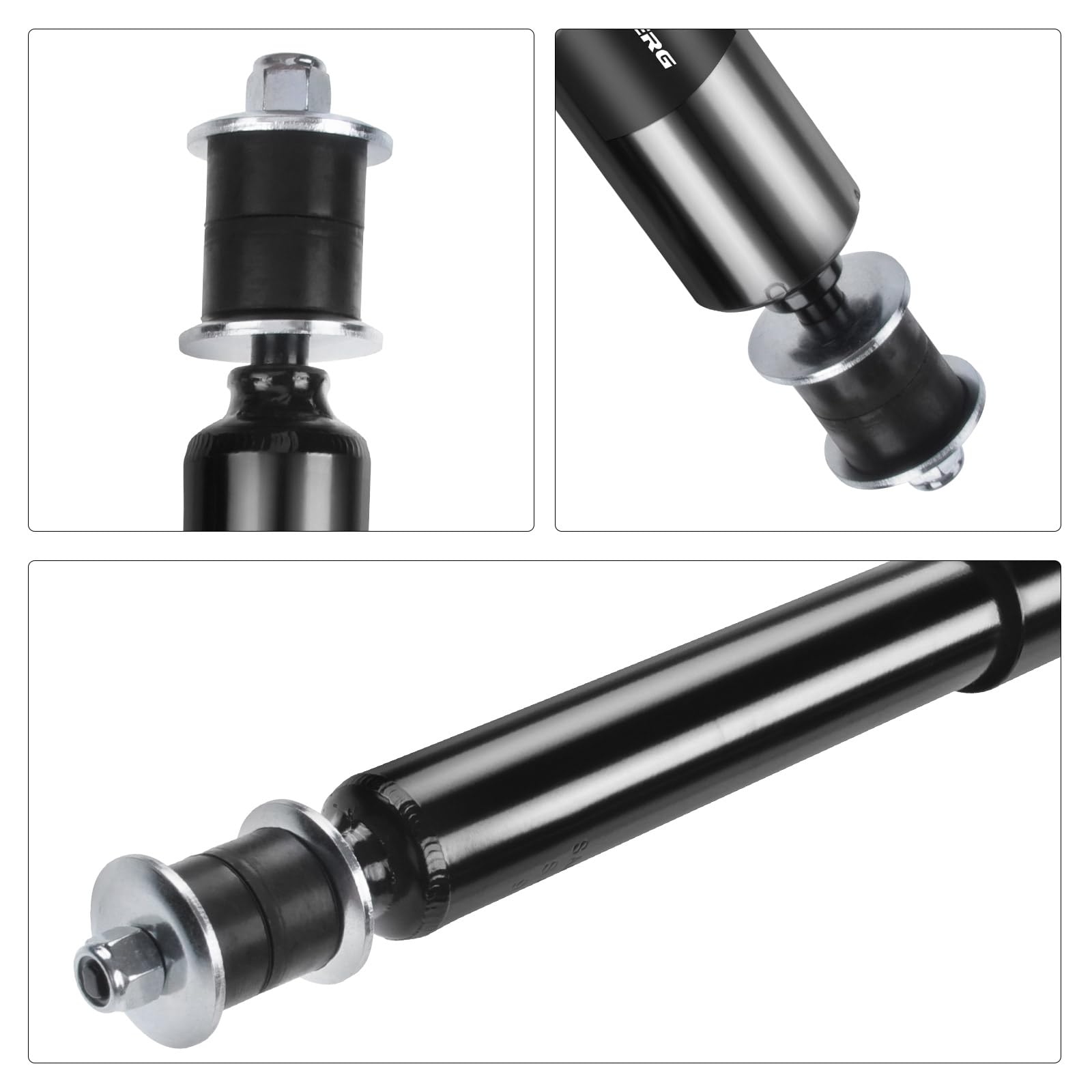 Frankberg 2 amortiguadores delanteros 484 mm presión de gas 344360 D4468 | Compatible con: Patrulla GR V Familiar Y61, Patrulla GR IV GR Y60