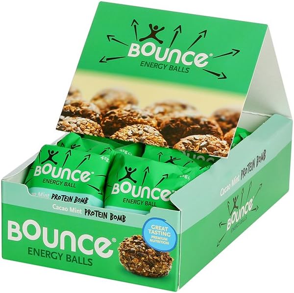 Bounce Cacao Mint Energy Balls, 12 x 42g