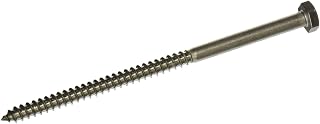 The Hillman Group 964590 1/4 x 5-Inch Stainless Steel Hex Lag Screw, 10-Pack