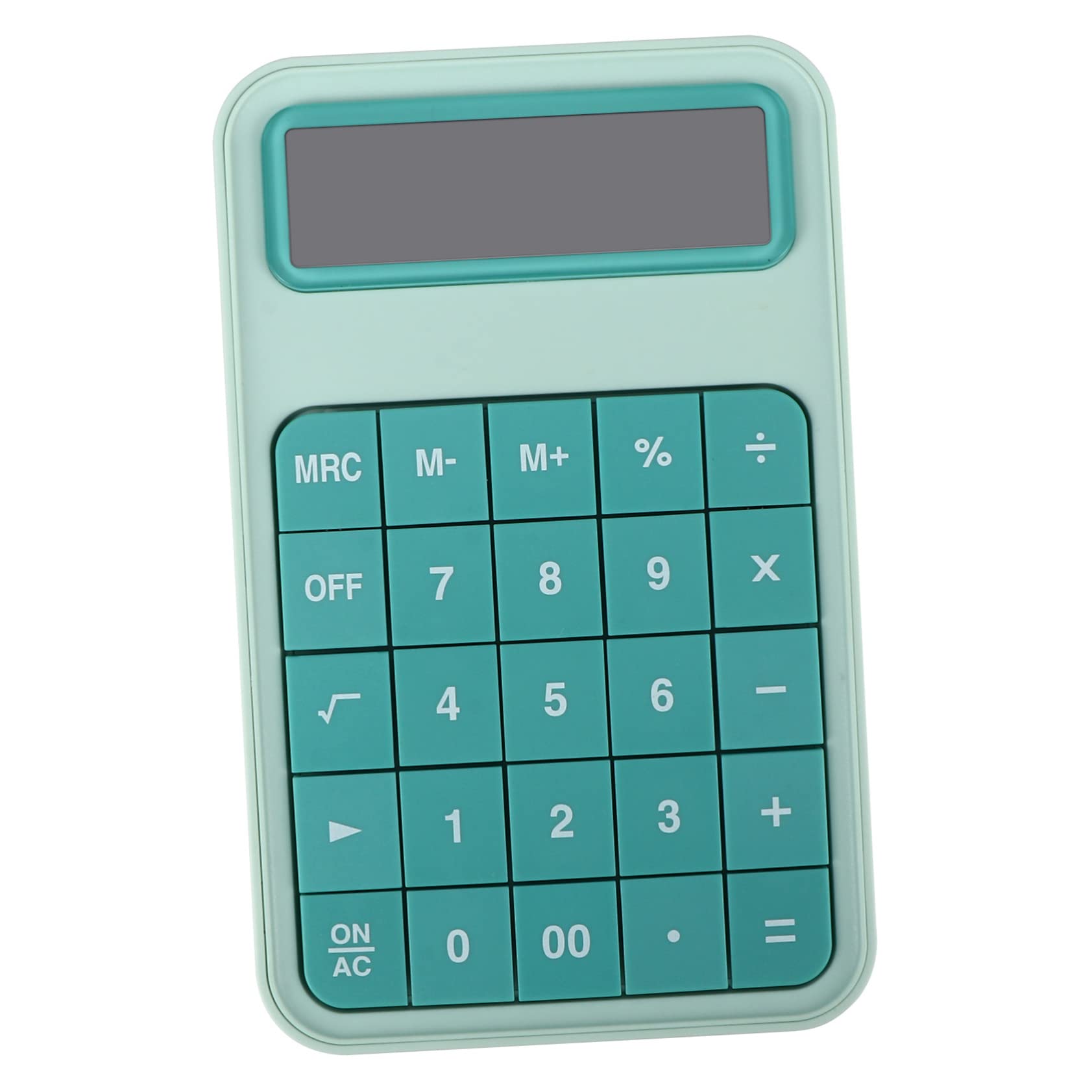 Calculadora de Oficina 12 Dígitos Pantalla LCD Grande Verde