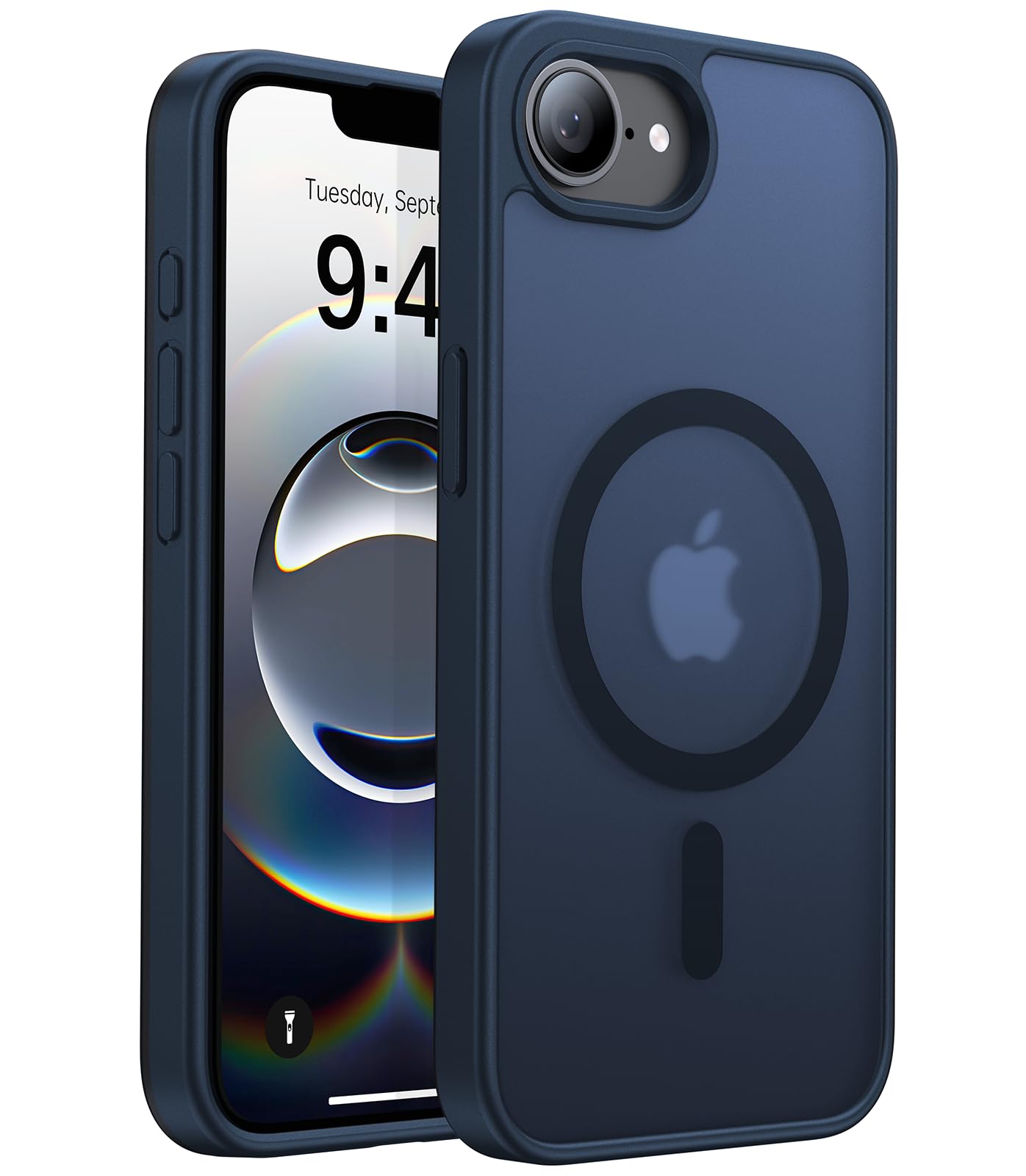 Eastinbox Magnetic Shockproof for iPhone 16e Case 2025[Compatible with MagSafe][Military-Grade Protection] Anti-Yellowing,Anti-Scratch Matte Back