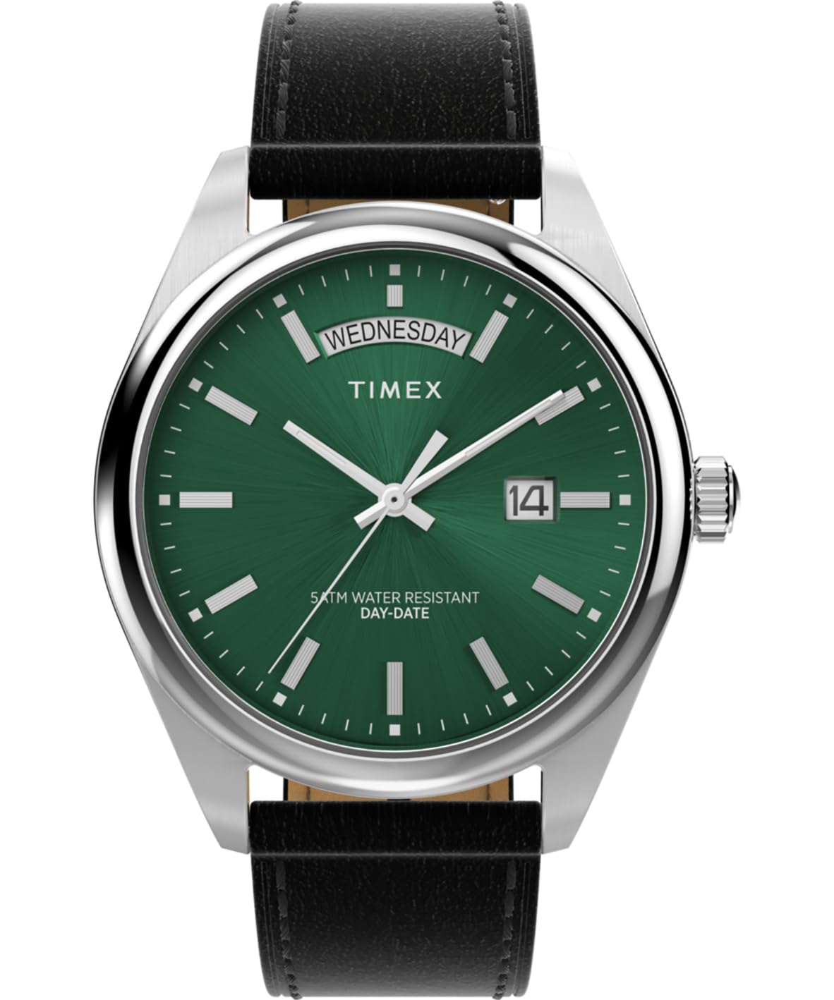 Timex Men's Analogue Quartz Watch with a Leather Strap Legacy