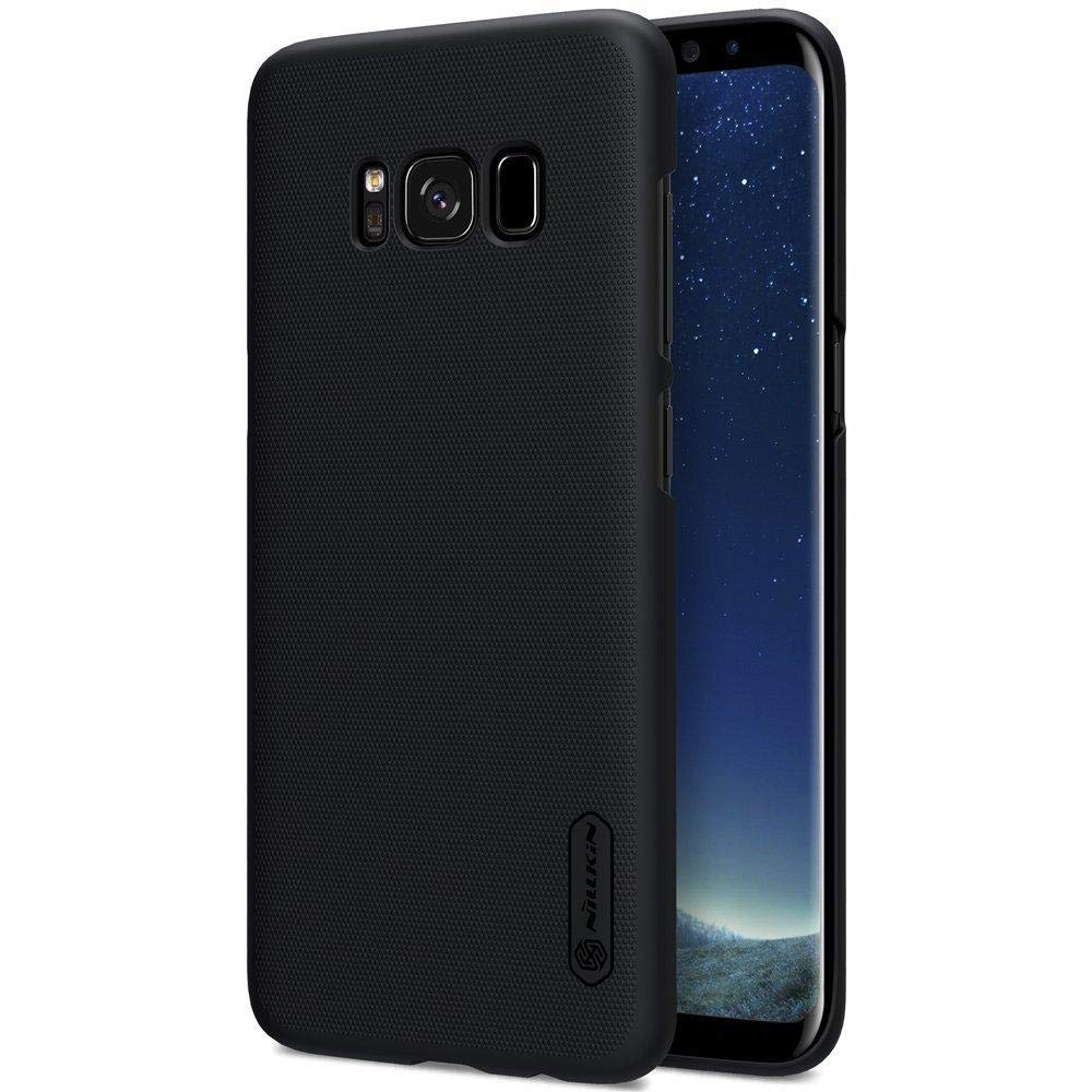 Frosted Shield Hard Case Cover with Screen Protector for Samsung Galaxy S8 Plus - Black