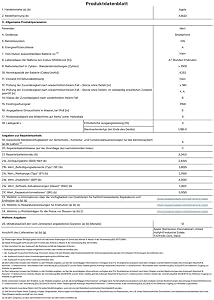 Produktdatenblatt des iPhone 17 Pro mit Angaben zu Akku, Robustheit und Reparierbarkeit