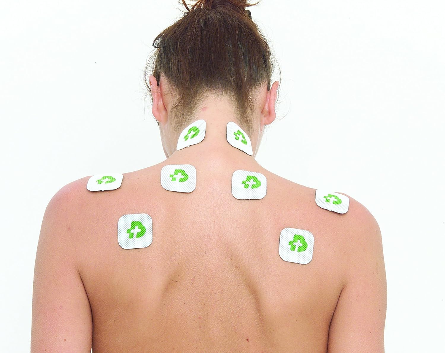 TESMED Lot De 12 Électrodes 50x50 Mm Premium – Auto-Adhésives, Lavables, Sans Gel, Fiche 2 Mm Universelle Toutes Marques