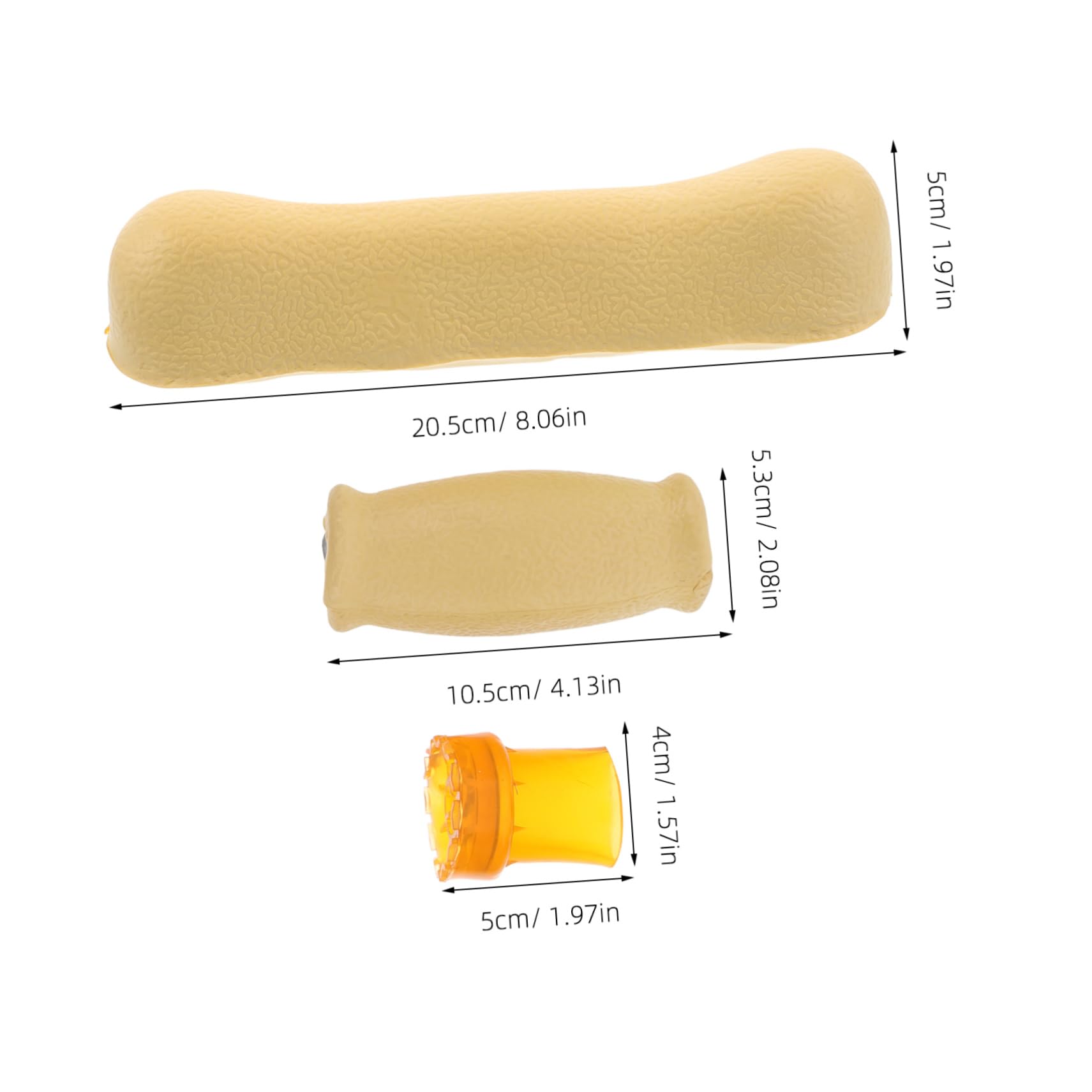 HAPINARY Walk Confidence: 6 Pack Crutch Foot Pads and Hand Grips Non-Slip Rubber Tips for Hiking Sticks