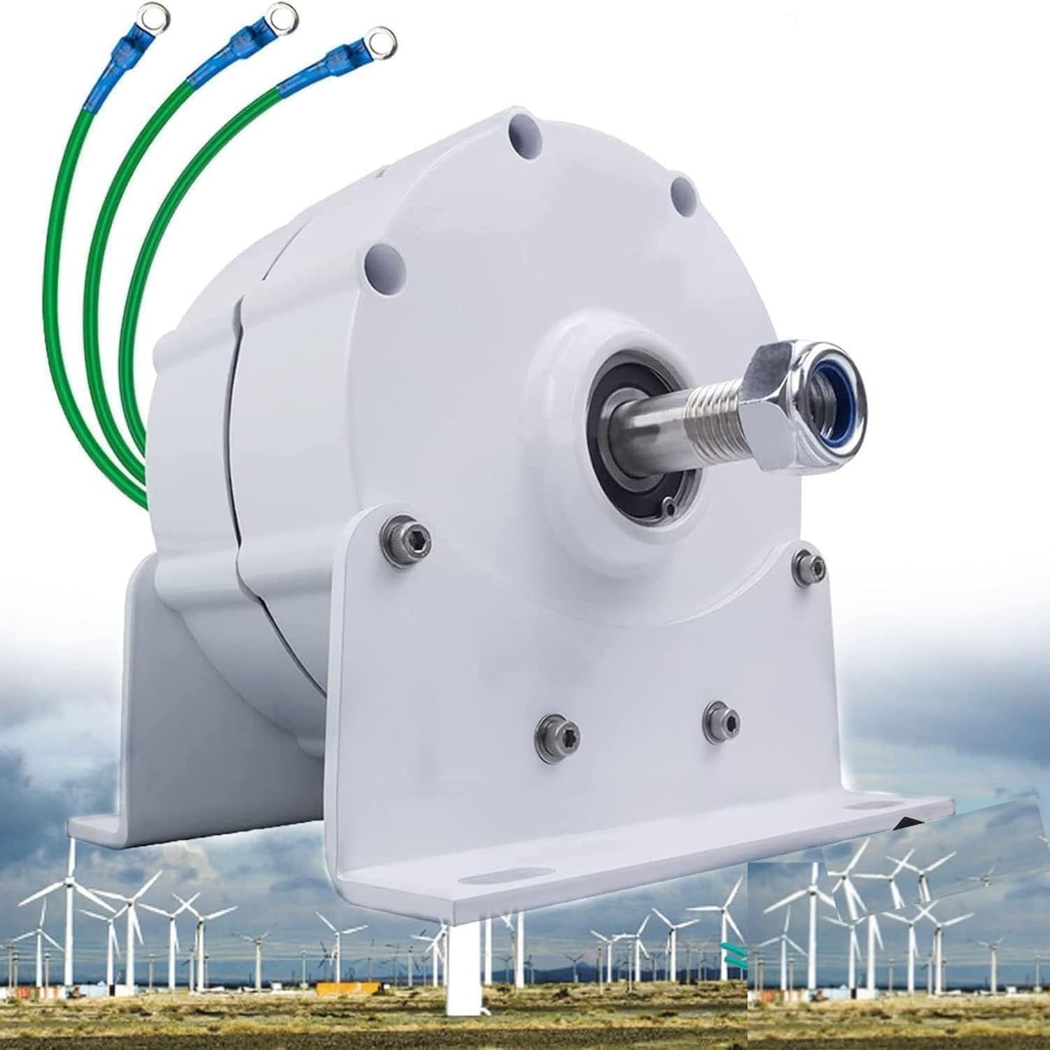 Générateur aimant permanent bas régime 8000W éolienne eau pour autonomie maison - 7