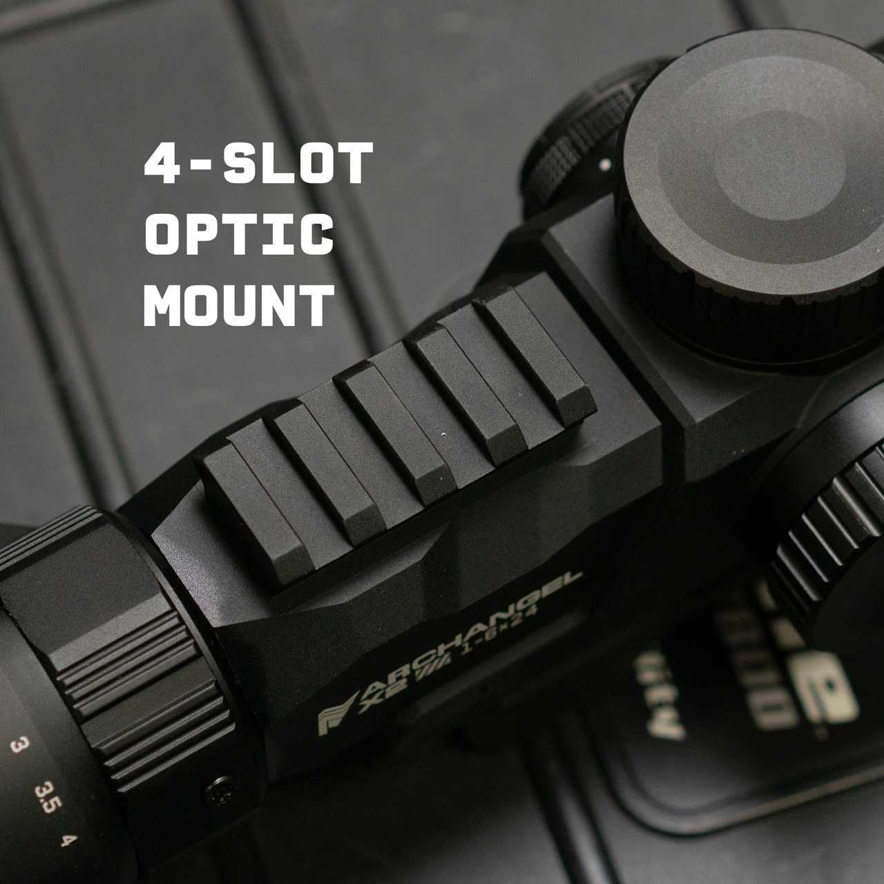 Monstrum Archangel X2 1-10x First Focal Plane FFP LPVO Scope | Extra Low Disperson Glass, Piggyback Mount, Integrated Base