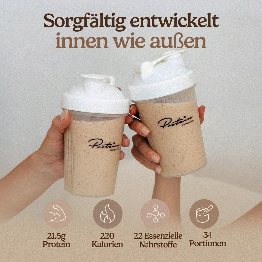 Protein Slim Mahlzeitenersatz | 20g, 26 Vitamine & Mineralstoffe | Zum Abnehmen | Kalorienarmer Shake | 34 Portionen | Himbeere & Weiße Schokolade
