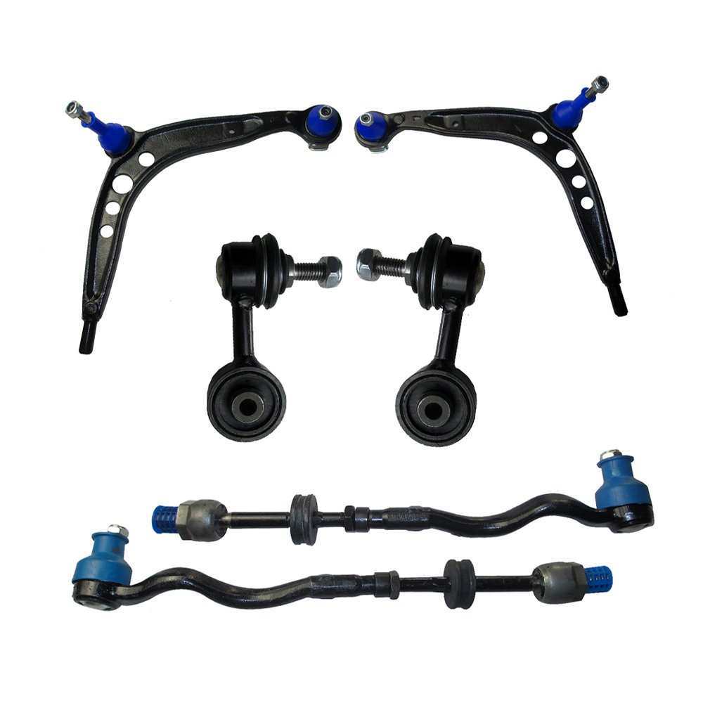 6pcs Front Suspension Kit with Control Arm Ball Joint Sway Bar Link Fit for BMW E36 Z3 318i 318iS 32
