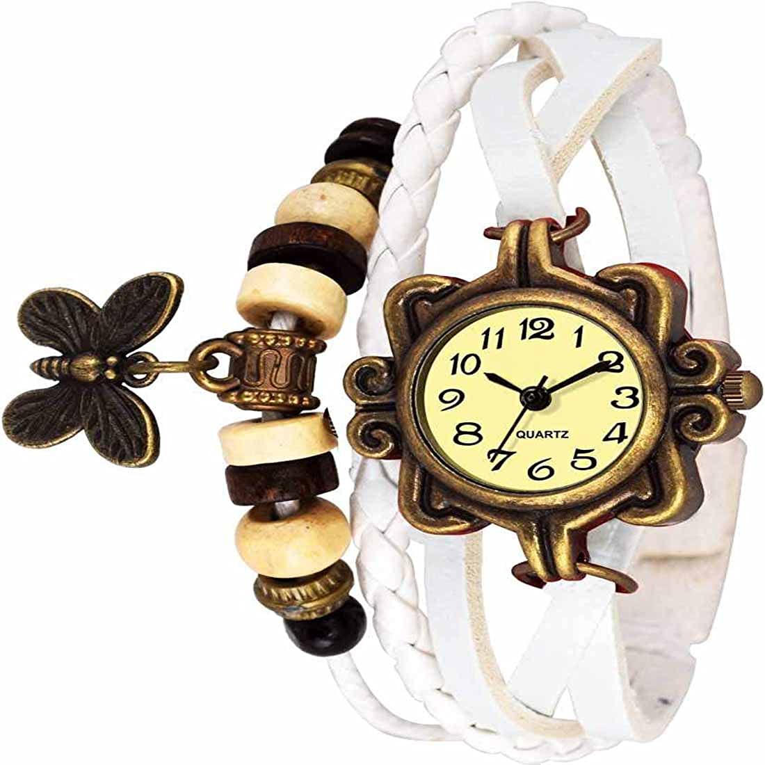 MASTRENA Analog Girls Watch (White Strap Bracelet Strap) (B094N8QHQG) Amazon Price History, Amazon Price Tracker