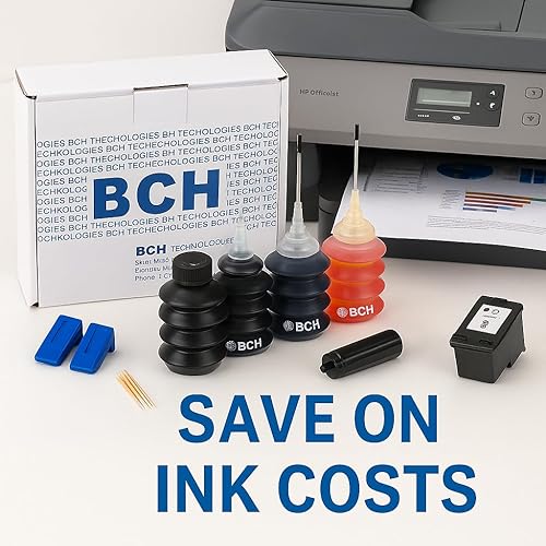 Miniatura 5 de BCH EZ30-T - Kit de recarga de tinta para cartuchos de impresora de inyección de tinta PG-260 CL-261 TS5320PG-240 CL-241 - Kit de primer