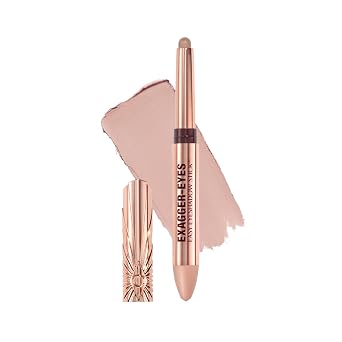 Charlotte Tilbury Exagger-Eyes Easy Eyeshadow Stick, Long-Lasting, Blendable Cream, Waterproof and Crease-proof, Shimmer and Matte Finishes