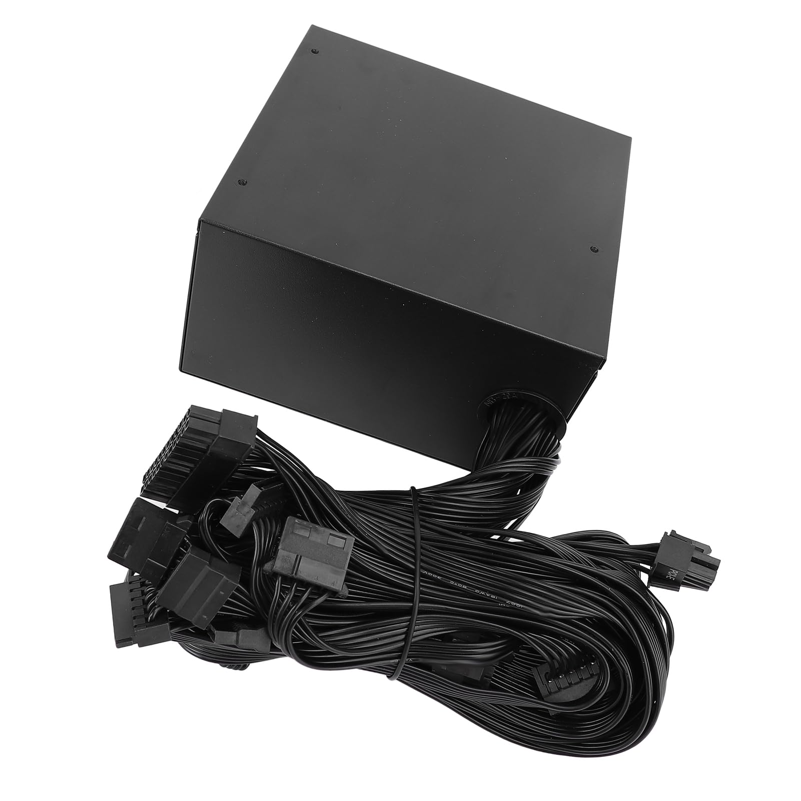 AMONIDA Alimentatore ATX da 700 W Ad Alte Prestazioni con Ventola di Raffreddamento per Sistemi Informatici, Tensione Stabile, Molteplici Funzioni di Protezione