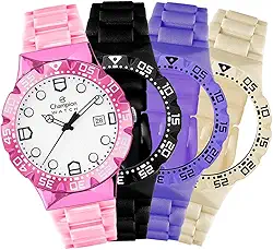 Relógio Champion Watch Troca Pulseiras Resistente à Água