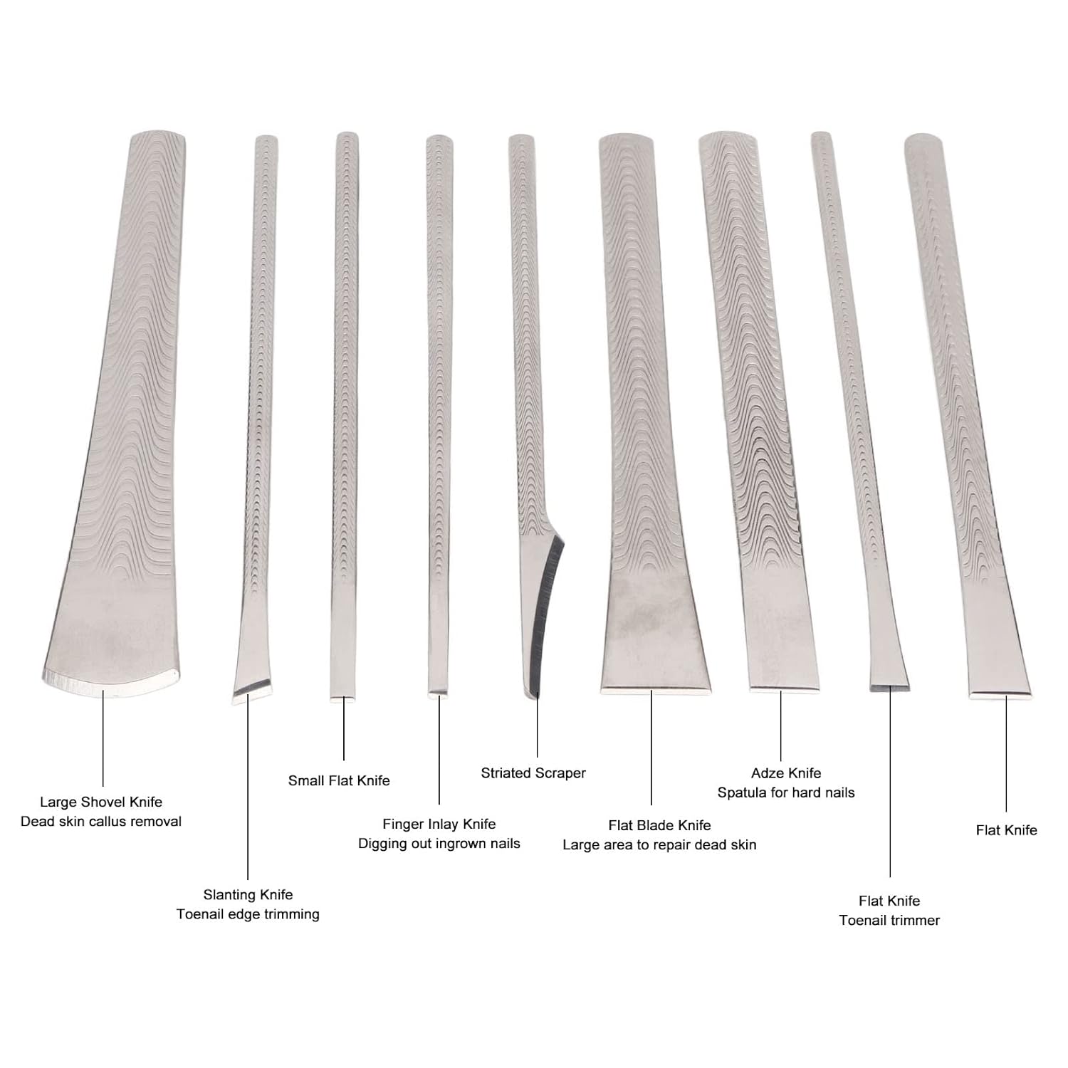Pedicure Knife Toenail Tool Pedicure Knife Remover Foot Scraper Knife Nail Knives Cuticle Remover Ingrown Toenail Knife Tool for Feet Care