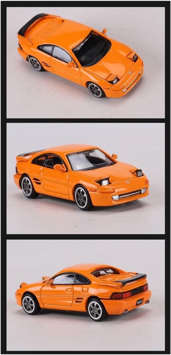 Red 1:64 for Toyota MR-2 Second Generation Model Car Die-cast Alloy Small Proportion Ornaments(Blue)