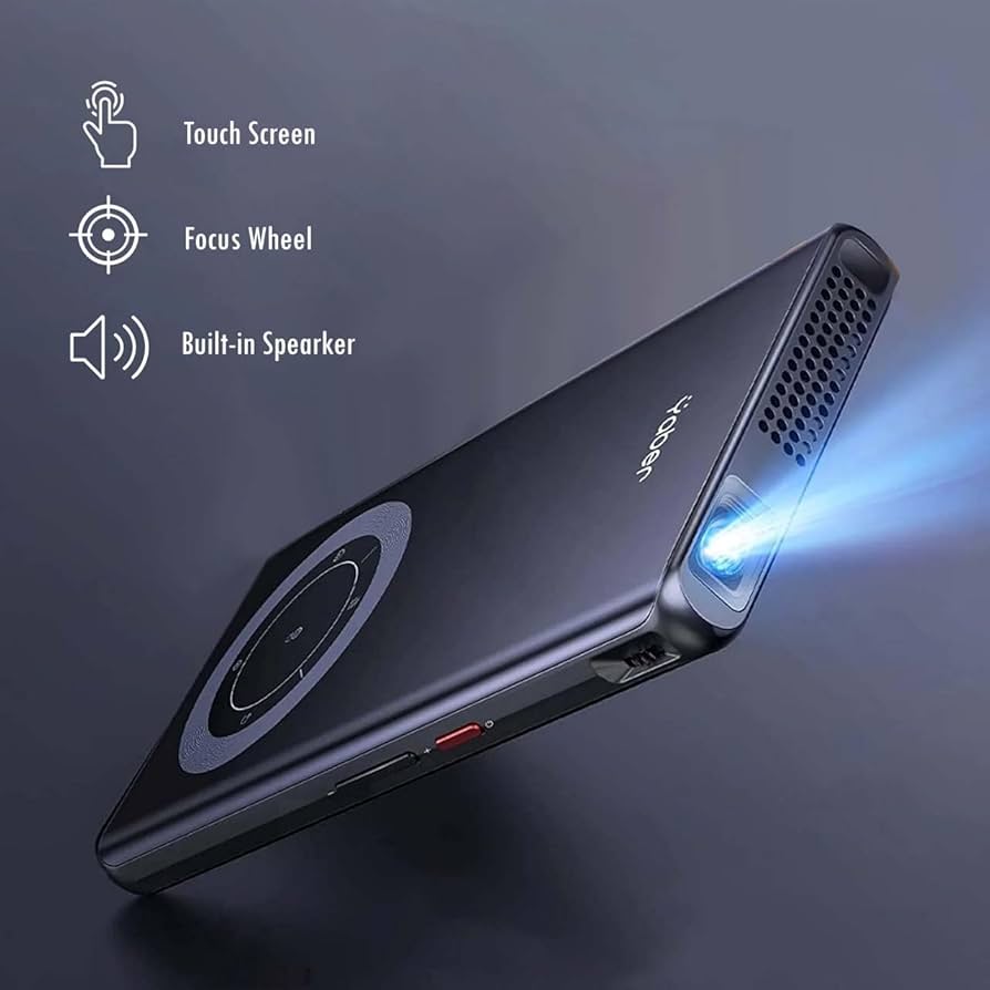 YABER Pico T1 Mini Pocket Projector with WiFi and Bluetooth