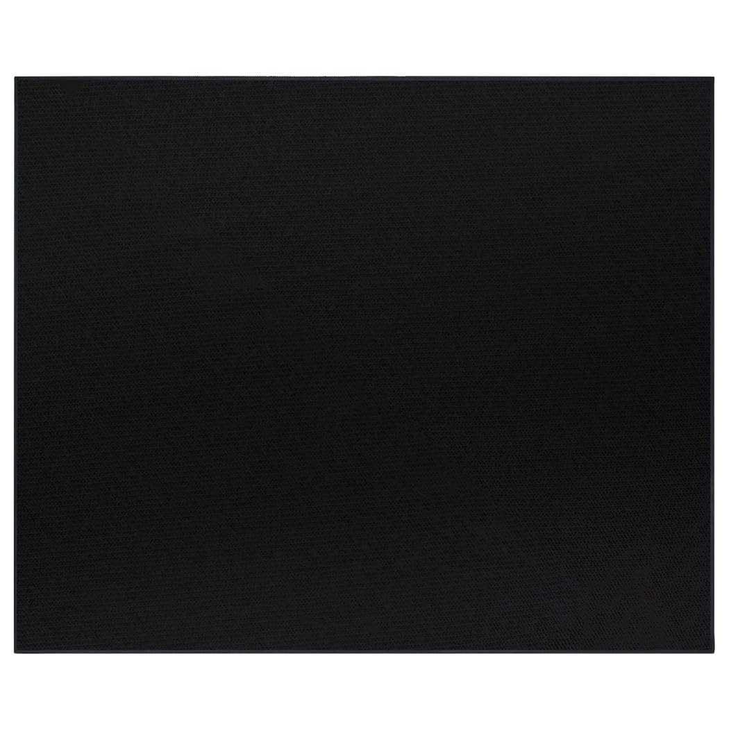 Tapis de batterie de 1,8 x 1,5 m, tapis de batterie avec fond antidérapant, tapis insonorisant pour instrument de musique (tapis de batterie)