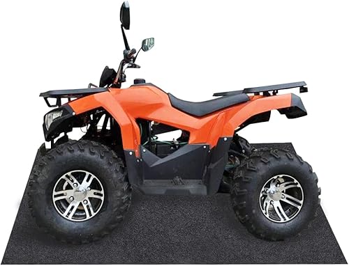 Miniatura 4 de Alfombrilla de goma grande de 6.6 x 8.5 pies, absorbente de aceite, para debajo del automóvil, impermeable, capa trasera para carrito de golf,