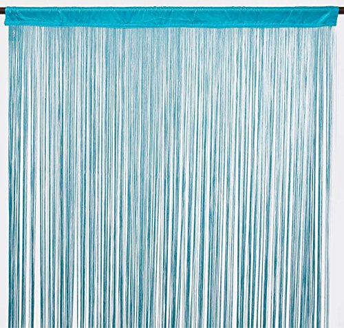 Thedecofactory FILOU - Rideau à Fils Bleu 90x200