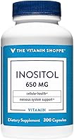 Vista 5 de The Vitamin Shoppe Inositol 650MG, apoya el hígado saludable celular (100 cápsulas)