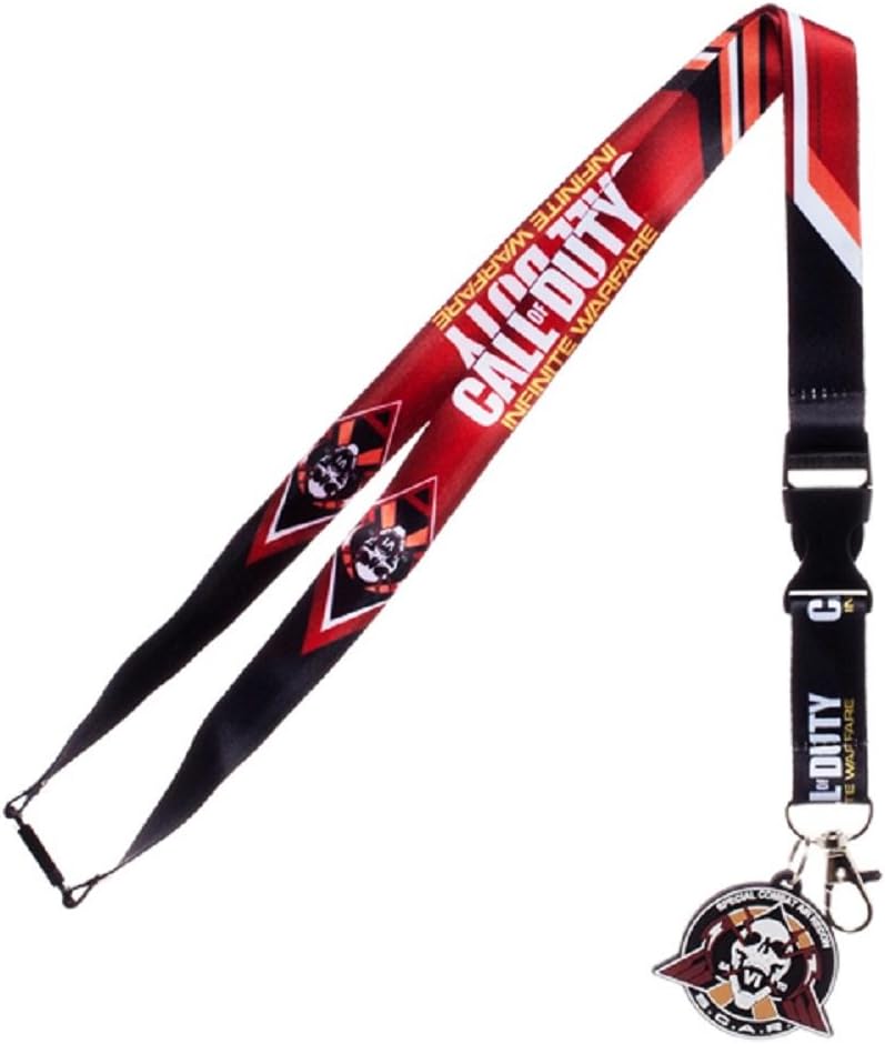 Call Of Duty Lanyard - Red/Black