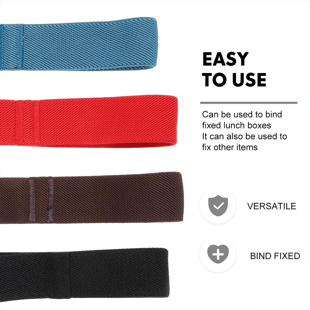 LIFKOME 6pcs Elastic Lunch Box Straps For Bento Box Stackable - View #13