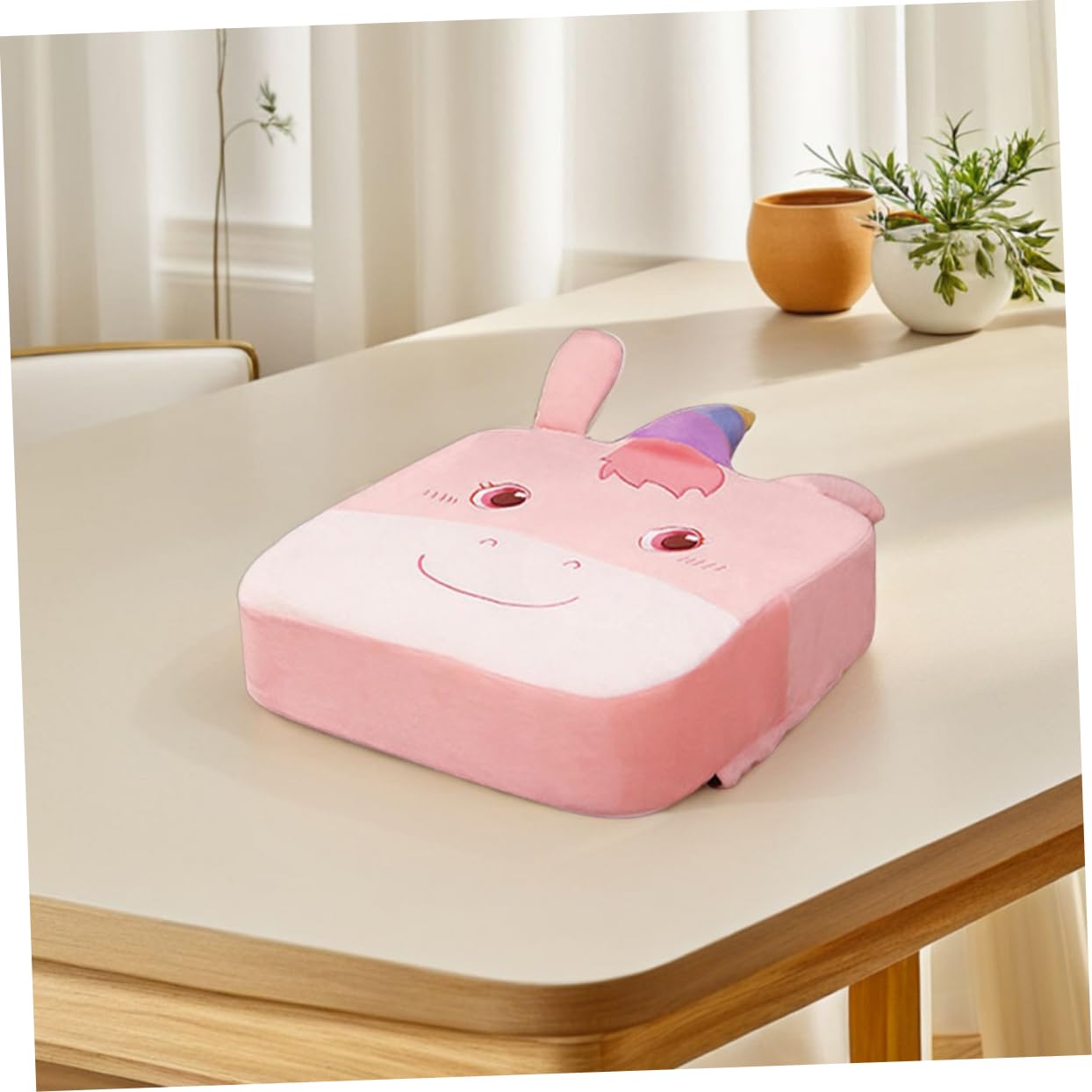 PRETYZOOM Height-Enhancing Dining Chair Comfortable Cushion Detachable Booster Seat Pad for Boys and Girls Non-Slip Bottom for Kitchen Table Use