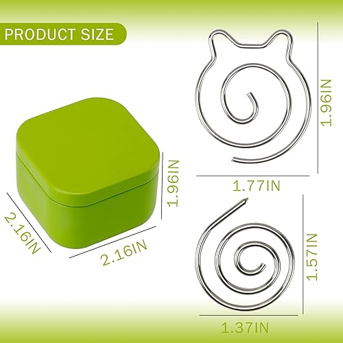 Miniatura 5 de 10 agujas de tejer en espiral con caja de almacenamiento, aguja de tapiz, aguja de cable en espiral, accesorios para tejer para principiantes (oro y