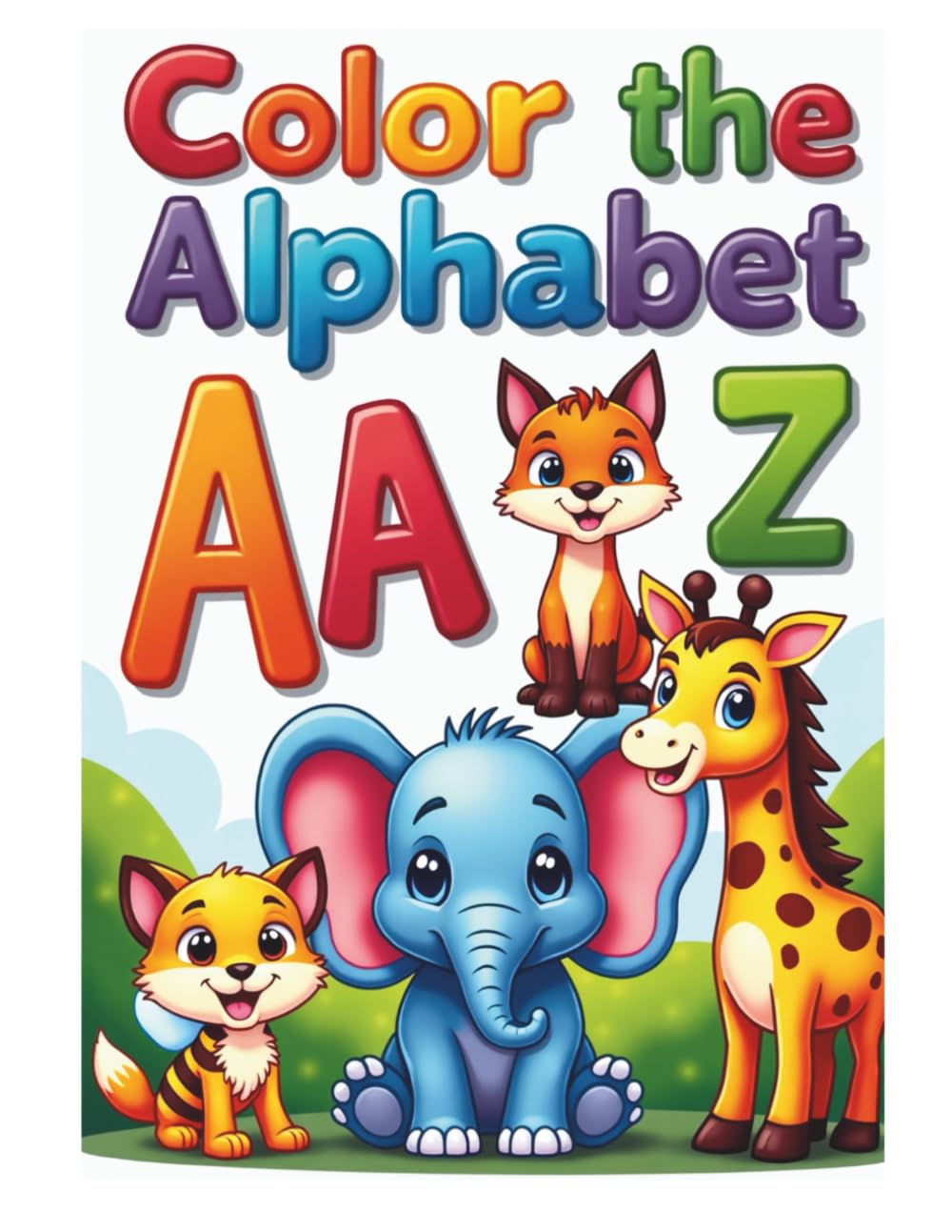 Color the Alphabet A-Z: A-Z Animal Coloring + Guess-the-Animal Activity for kids Ages 3-8