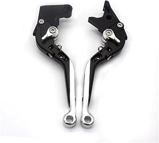 Brake Handle Lever Motorcycle CNC Folding Extendable Brake Clutch Levers Handles LEVERS for Keeway for RKF 125 2018 2019 2020 Clutch Lever(Silver)