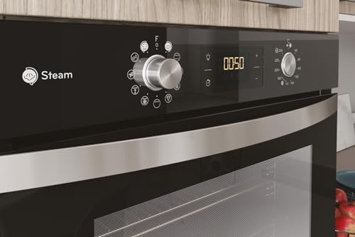 Privileg PBWK3 JH8S BLG Einbau-Backofen mit Hydrolyse und Dampffunktionen/ 71 l/Hydrolyse/CLICK und CLEAN/Multi-Level-Kochen/Pizzafunktion/Freasy Cook