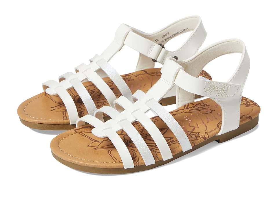 Blowfish Malibu Kids Sachs-T (Toddler/Little Kid) (White Milano Patent/Milkyway Galaxy) Girl's Shoes INTERNATIONAL SHIPPING