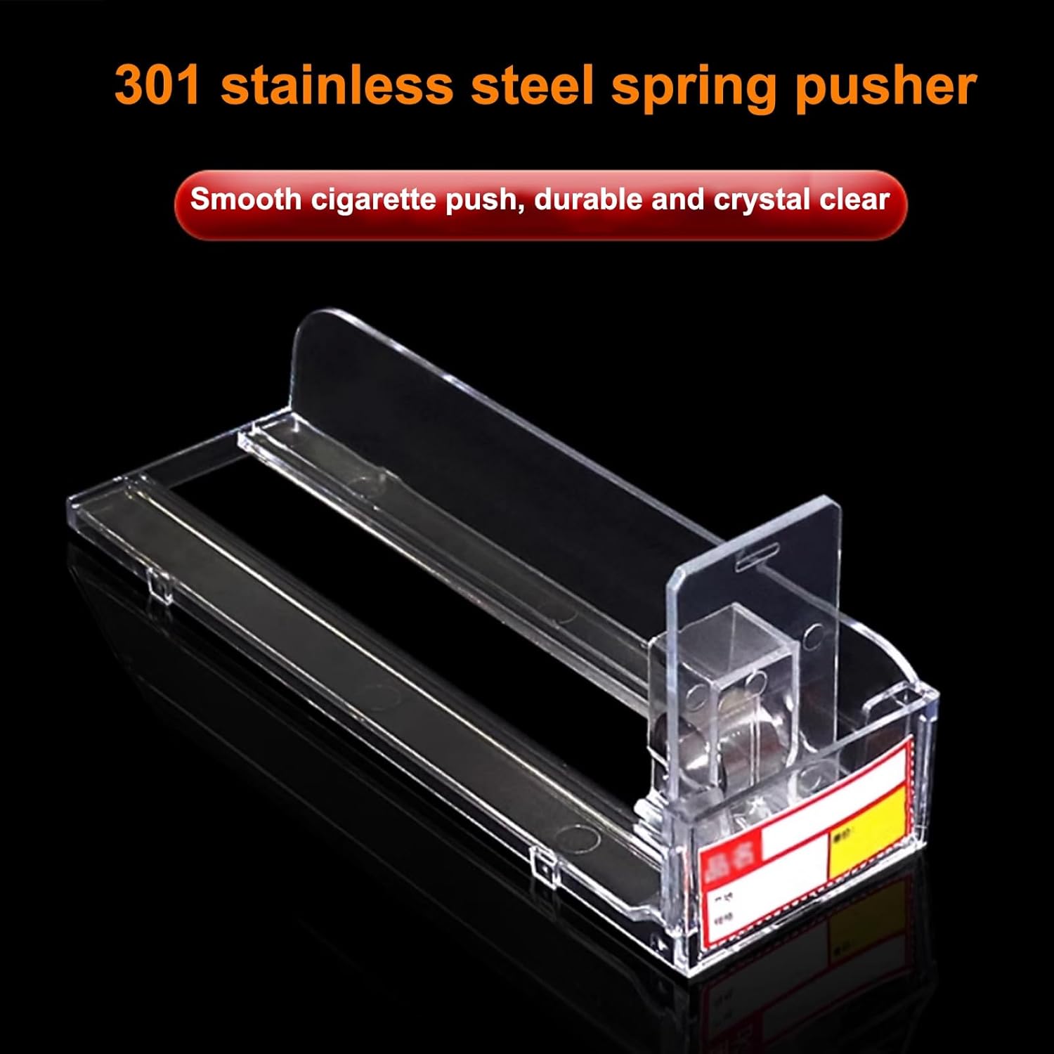Cigarette Showcases Rack, Cigarette Store Display Shelves, Auto Cigarette Pusher Cigarette Display Holder, Acrylic Cigarette Case Holder(63x29x48cm)