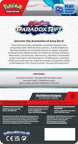Pokemon TCG: Scarlet & Violet - Paradox Rift Checklane Blister Pack (Pineco)