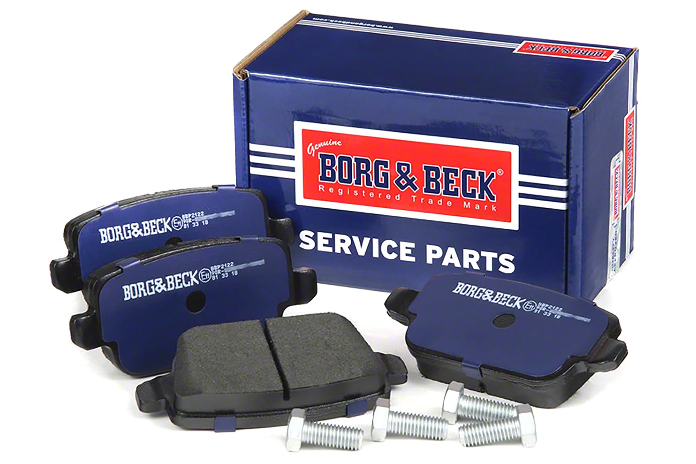 Brake Pads Set Rear Borg & Beck BBP2122 1438867 1445214 LR0003657 PW990333