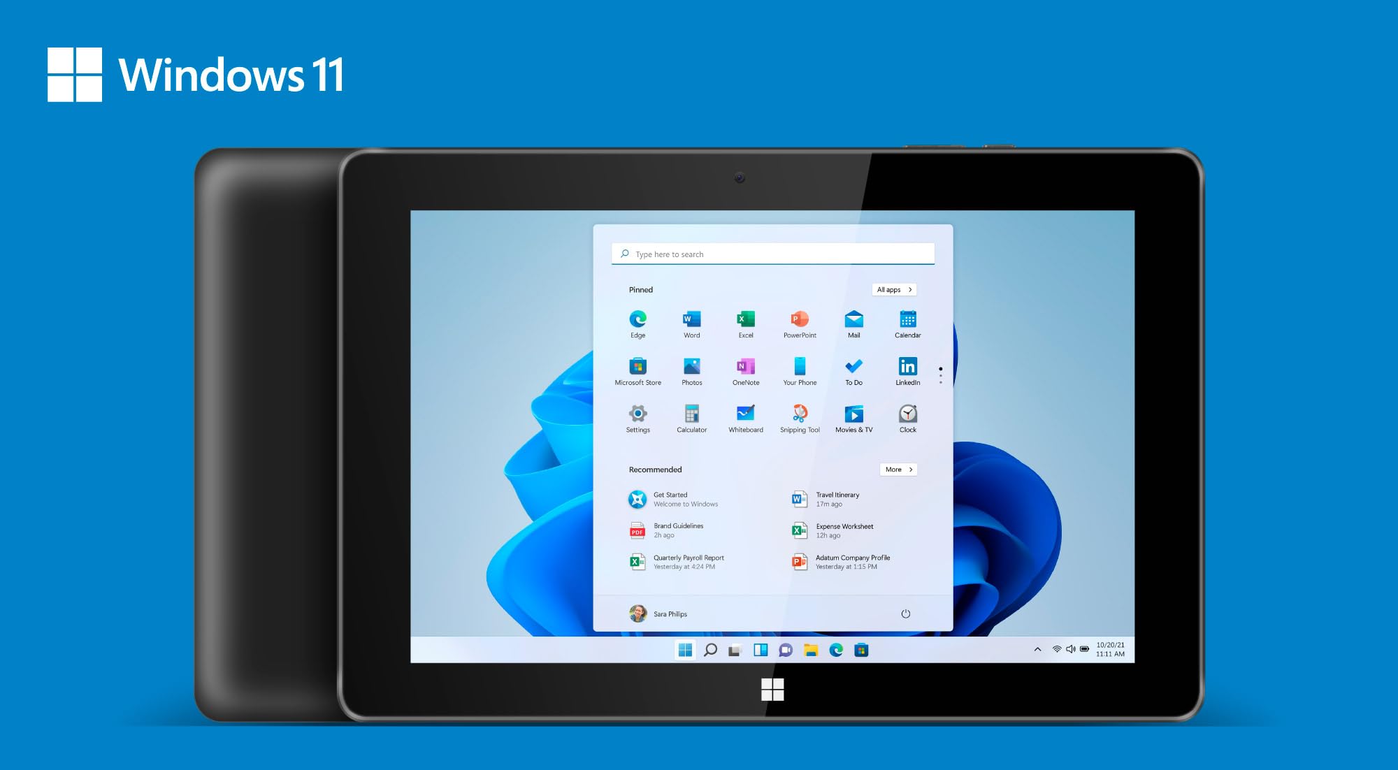 Krüger&Matz Tablet 2 in 1 EDGE 1089 Diagonale 10,1" USB 3.0 HDMI 8/256 GB Windows 11 Pro KM1089S.1