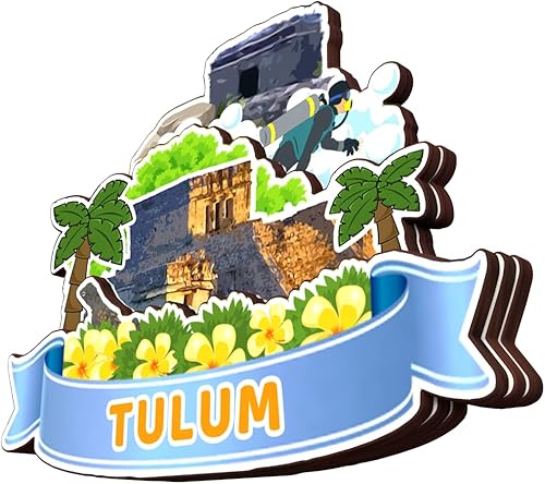 Vista 28 de Veracruz México - Imán de madera para nevera, colección 3D, madera 3D, hecho a mano, recuerdos de la ciudad, imán para nevera, decoración del hogar