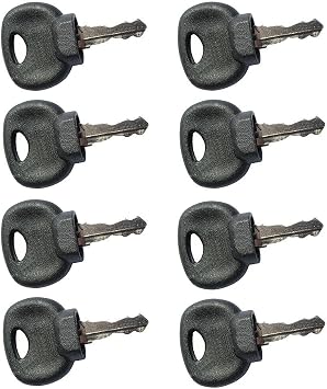 Replacement For 8pcs 14607 Keys for JCB Bomag Dynapac Terex Vibromax Fits New Holland Volvo Fits