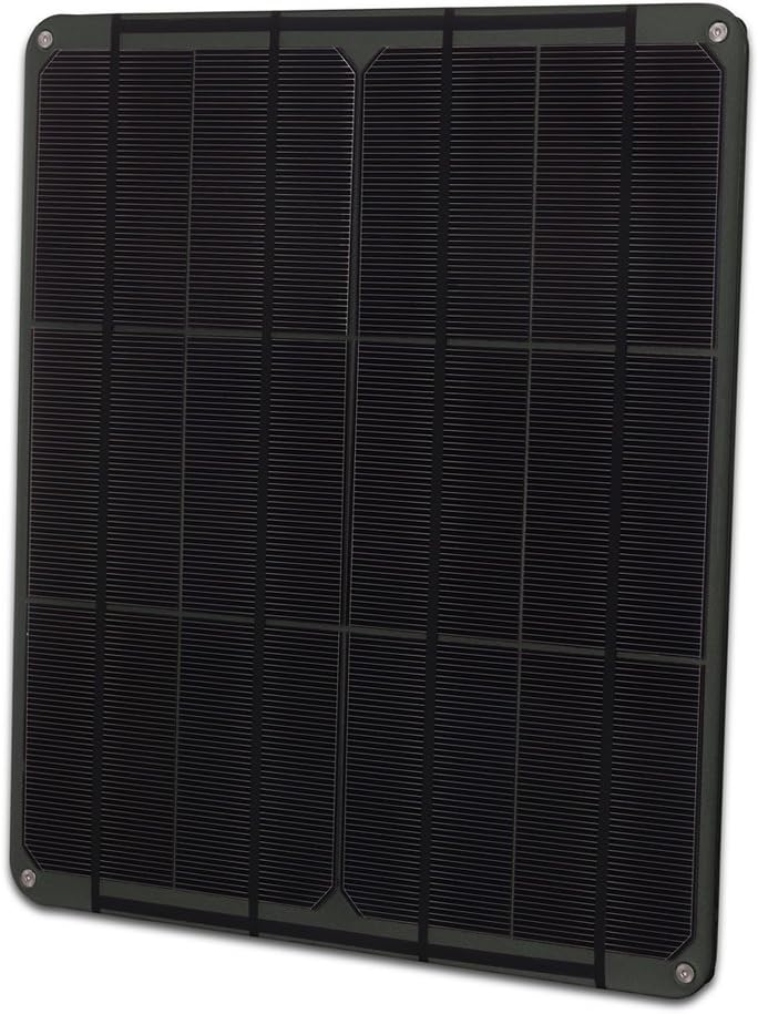 Voltaic Systems - Small Solar Panel 9W / 6V - Charcoal | Panel Made with High Performance Monocrystalline Cells | Waterproof, UV and Scratch-Resistant