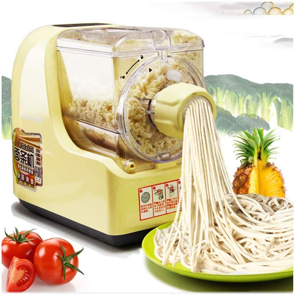 Set di accessori per rullo e tagliapasta Silver Pack Home Pressa per noodle intelligente Imitazione dell'impasto a mano con 7 modelli di noodle Noodles veloci in 3 minuti ha una grande capac