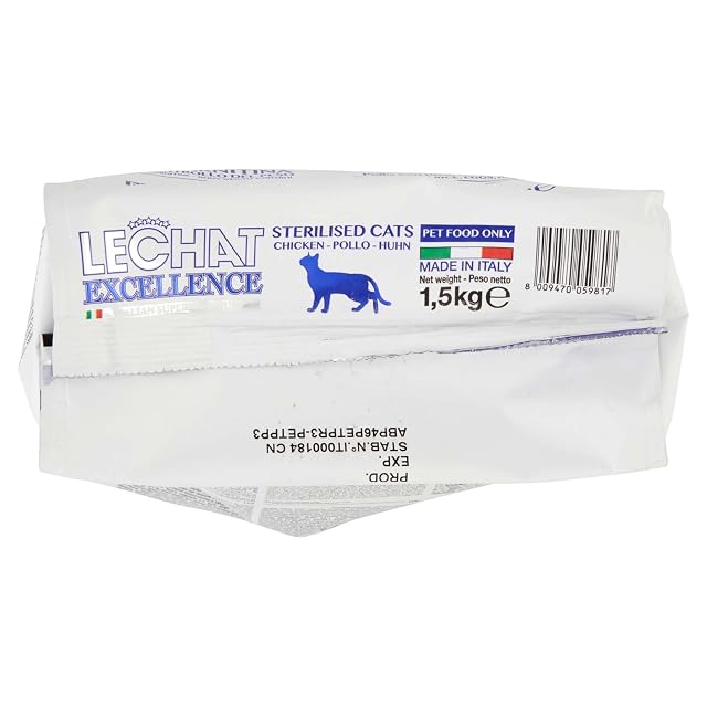 Foto 4 de 4 de Monge LeChat EXC 1,5 kg esterilizado Pollo
