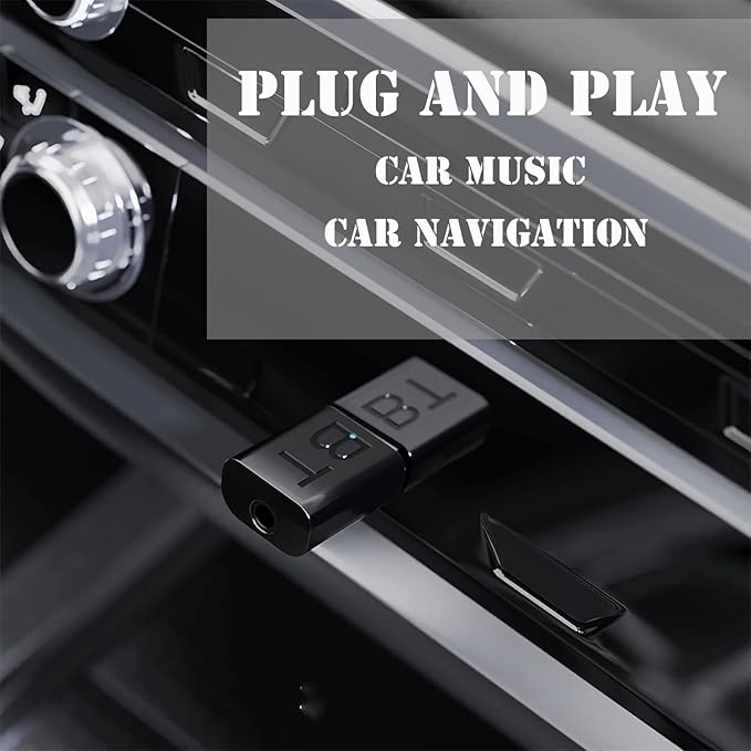 Receptor Bluetooth USB 2 en 1 Mini 5.4 Adaptador de Audio Inalámbrico 3.5mm miniatura 4