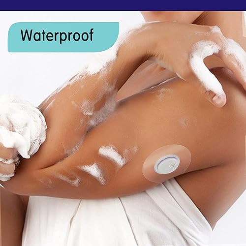 Miniatura 3 de Paquete de 55 cubiertas de sensor de estilo libre para libre, 3 parches transpirables e impermeables sin agujero, cinta CGM precortada sin pegamento