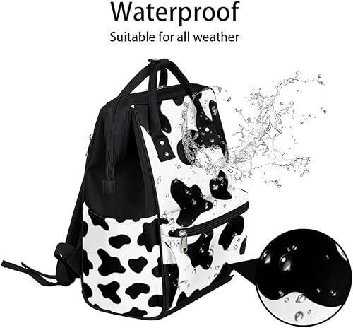 Miniatura 2 de cfpolar Mochila de pañales para maternidad recién nacido bolsas grandes para bebés para mamás papás mochila de viaje impermeable con correas para