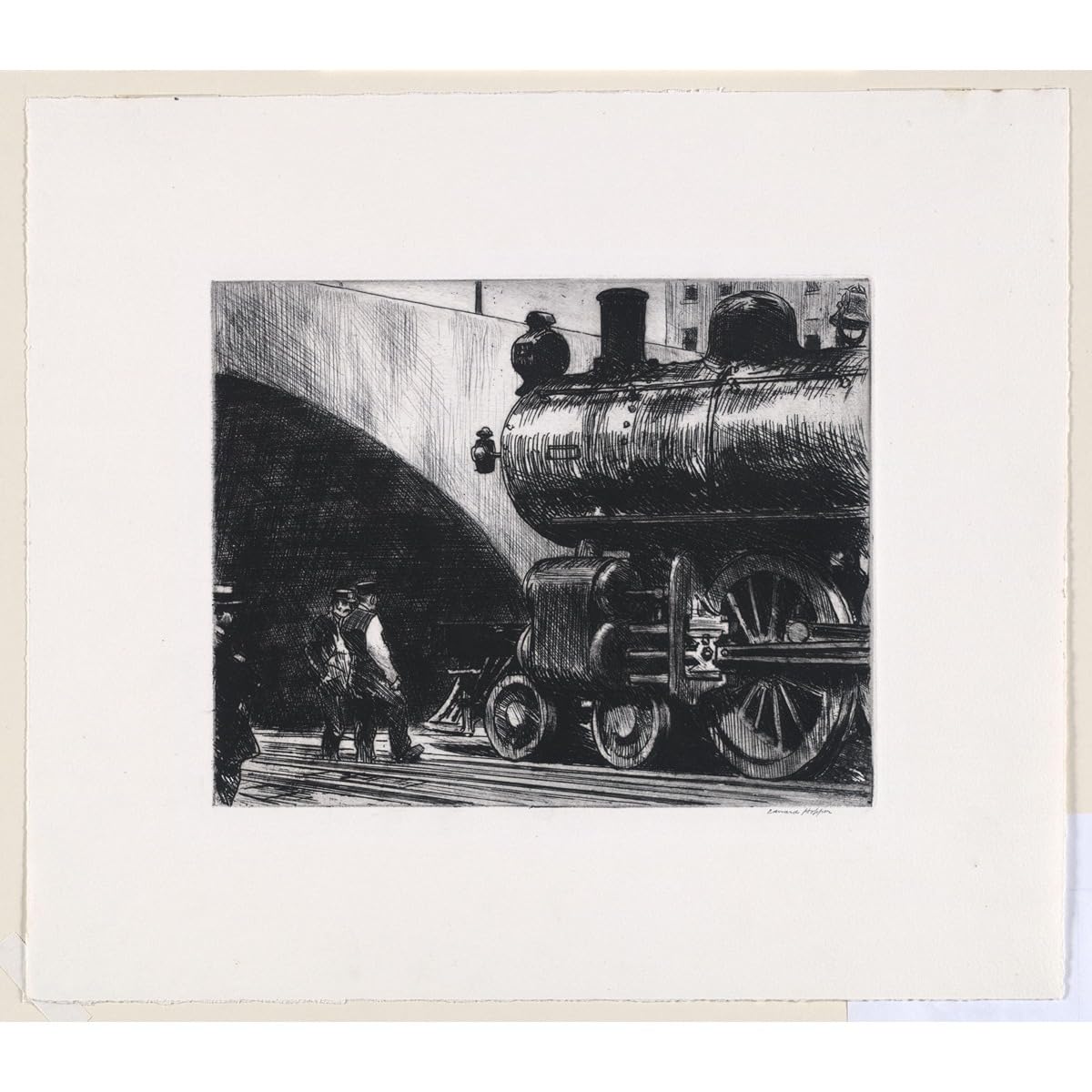 Toile Edward Hopper de qualite musee avec couleurs durables - 2