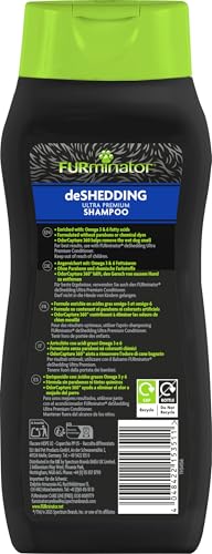 FURminator deShedding Hunde-Shampoo - Premium Shampoo für Hunde, löst effektiv lose Haare, 473 ml
